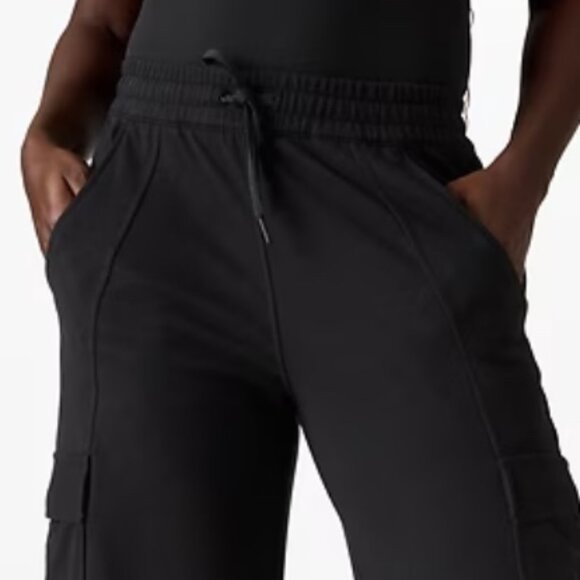 Athleta Women's Retroterry High Rise Wide Leg Cargo Pant Navy SZ: XL - Picture 12 of 12